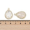 Natural Quartz Crystal Faceted Pendants G-I382-05G-10-3
