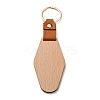 Wooden & Imitation Leather Pendant Keychain LS-PW23041896965-1