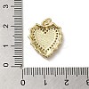 Brass Micro Pave Cubic Zirconia Pendants KK-Q808-25G-3