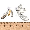 304 Stainless Steel Two-tone Stud Earrings for Women EJEW-R023-01GP-04-5
