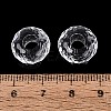 Transparent Glass European Beads GPDL-Q024-14mm-A11-3