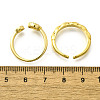 2Pcs 2 Styles Brass Micro Pave Clear Cubic Zirconia Cuff Rings for Women RJEW-S399-02G-7