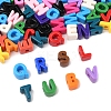 52Pcs 26 Styles Opaque Acrylic European Beads OACR-FS0002-08-3