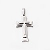 Tarnish Resistant 304 Stainless Steel Cross Pendants LS-STAS-M185-33P-1