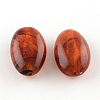 Oval Imitation Gemstone Acrylic Beads OACR-R033B-18-1