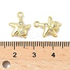 Alloy Rhinestone Charms PALLOY-F316-02A-G-3