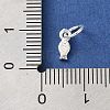 925 Sterling Silver Fish Charms with Jump Rings STER-H118-09S-3