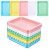 30Pcs 5 Colors A5 PP Plastic Display Trays for Jewelry AJEW-WA0001-32-1