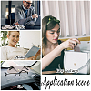 1Pc PU Leather Eyeglass Cases AJEW-CN0003-23C-4