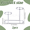 Alloy Crystal Ball Holders ODIS-WH0106-18P-2