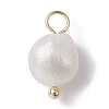 Natural Pearl Potato Charms X1-PALLOY-JF02199-03-2