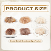 5Pcs 5 Colors Faux Fox Fur Soft Pompom Ball AJEW-LP0009-17A-2