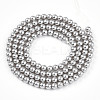 Baking Paint Pearlized Glass Pearl Bead Strands HY-N002-3mm-A03-3