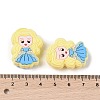 Princess Food Grade Silicone Focal Beads SIL-A008-05E-3