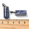 Natural Blue Spot Jasper Pendants G-B127-17P-03-3