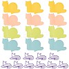 12 Books 4 Colors Lovely Lying Cat Shape Memo Notepads AJEW-GF0007-13-1