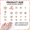 60Pcs 20 Styles Alloy Enamel & Rhinestone Cabochons Sets DIY-PH0033-79-2