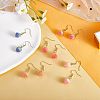 3D Resin Flower Dangle Earrings EJEW-SW00019-05-7