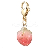 Flower Epoxy Resin Pendant Decoration HJEW-JM02306-4
