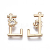 Brass Pendants KK-Q768-001G-L-2