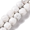 Natural Howlite Beads Strands G-G001-B03-06-1