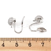 Brass Clip-on Earring Findings KK-K371-27B-P-2
