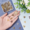 120Pcs 6 Colors Tibetan Style Alloy Pendants FIND-NB0003-13-3