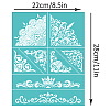 Self-Adhesive Silk Screen Printing Stencil DIY-WH0338-036-2