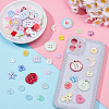 9 Bags 9 Styles Plastic Buttons BUTT-AR0001-35-4