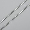 Non-Tarnish 304 Stainless Steel Square Snake Chains Necklaces NJEW-P170-01P-02-3