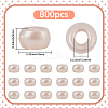 800Pcs Plastic Pearlized Beads KY-SP0001-53A-2