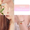 50Pcs Acrylic Cherry Pendants PALLOY-CJ00164-7