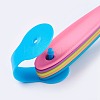 Colorful Plastic Measuring Spoons TOOL-WH0048-06-4