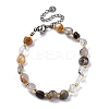 Natural Lodolite Quartz Beaded Bracelets for Women G-P563-07P-11-4