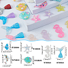 35Pcs 35 Styles Translucent Resin Sea Animal Decoden Cabochons RESI-FH0001-63-2