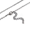 Alloy Star Tassels Pendant Necklace NJEW-M221-02B-3