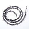Faceted Rondelle Full Rainbow Plated Electroplate Glass Beads Strands EGLA-M004-2mm-A02-3
