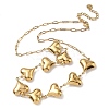 Ocean 304 Stainless Steel Link Chain Necklaces for Women LS-NJEW-A060-01E-G-2