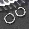 Brass Hoop Earrings EJEW-D320-22P-2