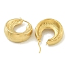 Ion Plating(IP) 304 Stainless Steel Hoop Earrings for Women EJEW-G401-01B-G-2