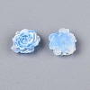 Luminous Flower Resin Cabochons CRES-T025-10F-2