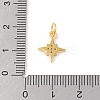 925 Sterling Silver Pave Clear Cubic Zirconia Star Charms STER-K181-01A-G-3
