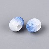Handmade Crackle Porcelain Beads PORC-Q008-06A-06-2