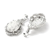 Natural Howlite Oval Pendants G-NH0025-15P-01-2