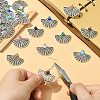 30Pcs Resin Imitation Turquoise Pendants RESI-CJ0003-68-3