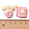 Donut/Bear/Milk Opaque Resin Decoden Cabochons CRES-B019-10-3