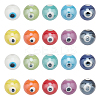 20Pcs 10 Colors Handmade Porcelain Ceramic Beads PORC-NB0001-12-1