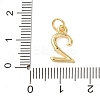 Brass Micro Pave Cubic Zirconia Pendants KK-D019-28G-02-3