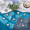 10Pcs Vintage Tibetan Style Alloy Star Brooch Cabochon Bezel Settings FIND-PH0027-51-4