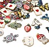 Alloy Enamel Pendants ENAM-XCP0001-50-1-2